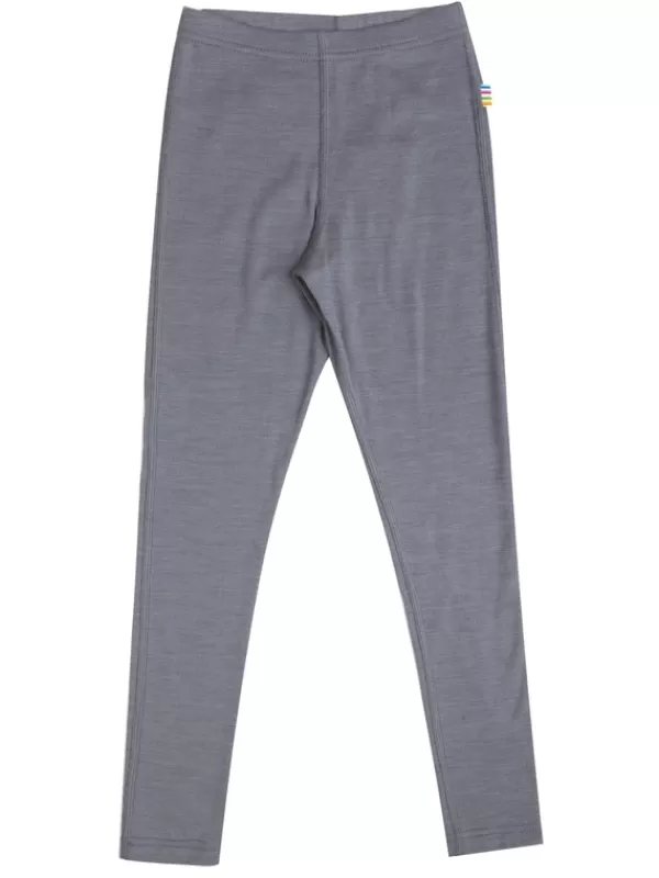 Uldundertøj Til Børn>Joha Leggings I Uld/silke I Sort Eller Grå